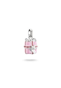 Thomas Sabo - Charm-Anhänger Geschenk Pink Connect - silber, pink, rot