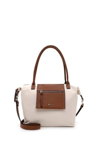 Tamaris TAS Fabrizia - Shopper "Fabrizia", zweifarbig, Reißverschluss, für Damen - 400 BEIGE