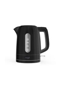 COFI - Adler AD 1380 Wasserkocher mit STRIX-Sicherheitssystem - 1 L, 2200 W, Schwarz - Schwarz 21,5 x 19,5 x 14 cm