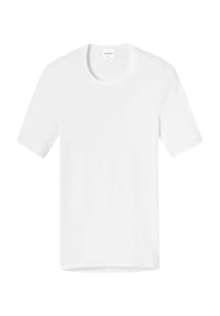 SCHIESSER - Original Feinripp Unterhemd, Kurzarm, für Herren - WEISS