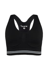 ALEX - Sport-BH Fitness, nahtlos, für Damen - BLACK BEAUTY