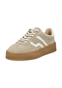 GANT - Veloursleder Sneaker - Beige/Weiß