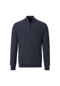 CASAMODA - Strickpullover, Wollanteil, Troyer, für Herren - 772 ANTHRAZIT
