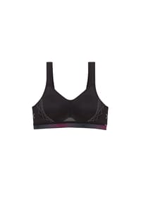 TRIUMPH - Triaction Cardio Flow Sport-BH, extrastarker Halt, für Damen - BLACK