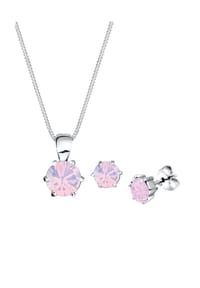 elli. - Schmuckset Elli Schmuckset Basic 925 Silber, Mit Kristallen Von Swarovski® - Weiß