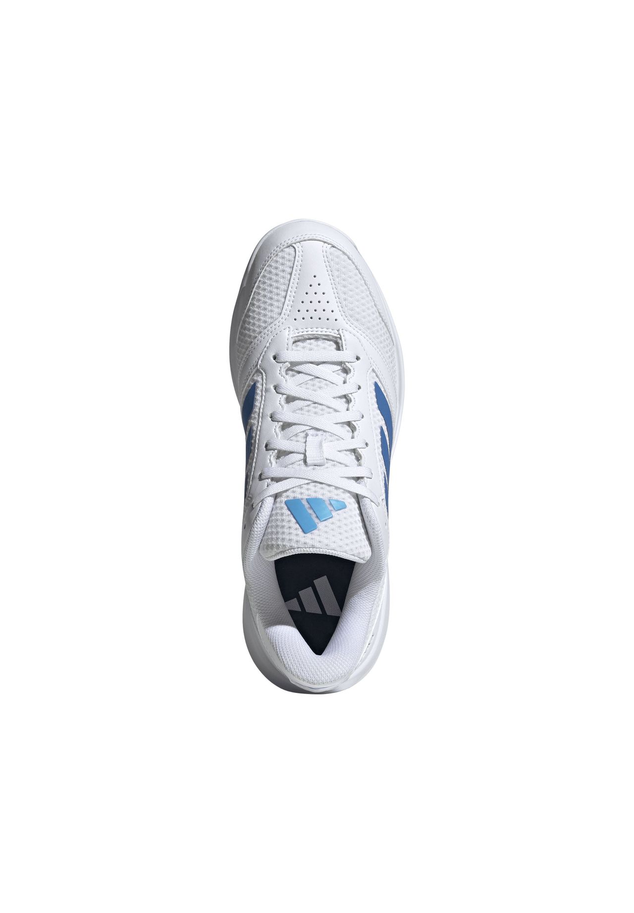 Adidas Hallenschuhe, FüR Herren, Weiß|Blau|TüRkis, 46 2/3