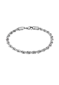 TRUE REBELS - Herren Armband aus Edelstahl in silber - silber