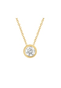 ONE ELEMENT Lab Grown Diamonds - Collier Halskette aus 585 Gold mit 2 Lab Grown Diamanten 0,75 ct 45 cm - gold