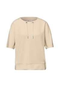 Street One - Shirt, U-Boot-Ausschnitt, für Damen - 17499 SMOKE BEIGE