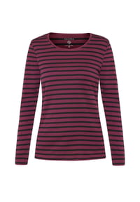 GALERIA - Langarmshirt Bea, Baumwolle, für Damen - BLACK/STONE