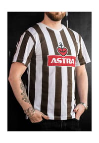 FC ST. PAULI - St. Pauli T-Shirt, V-Ausschnitt, für Herren - BRAUN/WEISS