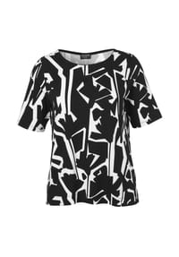 VIA APPIA -DUE- - Shirt - schwarz / ecru