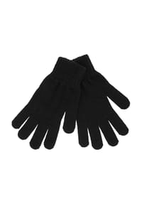 nitzsche - Fingerhandschuhe, Rippbündchen, für Damen - 880  ANTHRAZIT MEL