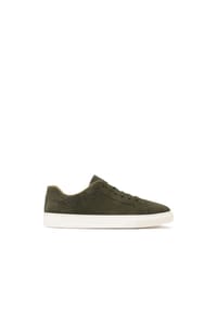 kazar - Khakifarbene Wildleder-Sneakers mit weißer Sohle - Khaki