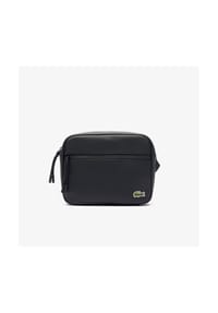 LACOSTE LCST - Umhängetasche, Kunstleder, Reißverschluss - BLACK
