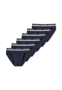 uncover by SCHIESSER - Rio Slip / Unterhose 6er Pack Basic - Dunkelblau