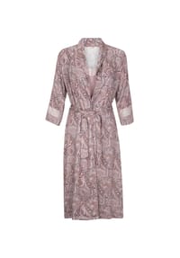 GOLDENBAY - Sleepwear-Set Chemise & Robe Allium - Damson Plum