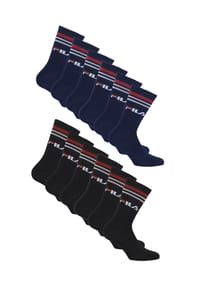 FILA - Socken Logo 12er-Pack im sportlichen Design - Black