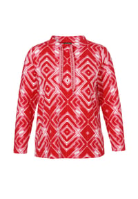 VIA APPIA -DUE- - Sweatshirt mit Allover-Print - rot multicolor