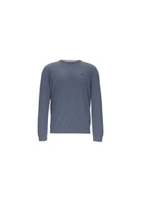 s.Oliver - Strickpullover, Rundhals-Ausschnitt, Logo-Stickerei, für Herren - BLACK/GREY