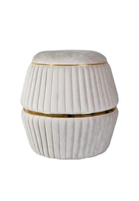 Kayoom - Hocker Doric 225 - taupe - gold