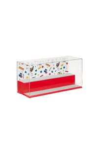 LEGO® - LEGO Ausstellungskasten Play & Display Case Iconic - Red, Kunststoff, 39 x 14 x 19 cm - 