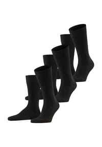 FALKE - Socken, Familie, hautfreundlich, für Herren - 3000 BLACK