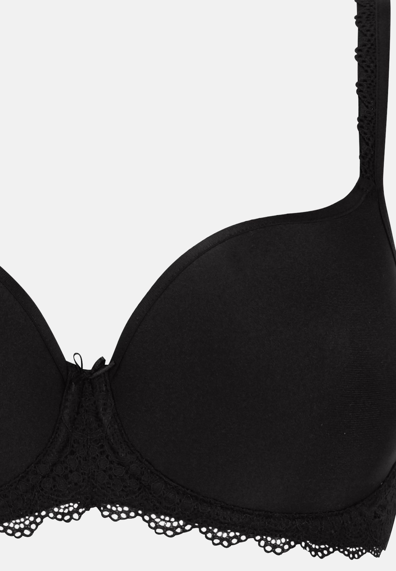 mey Amorous Spacer-Bh, Spitze, Schleifchen, FüR Damen, Schwarz, 75A