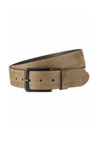 camel active - Gürtel aus Nubukleder - Beige