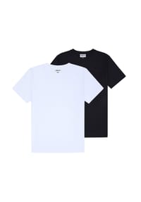 ellesse - Herren T-Shirt 2er Pack - ACCIANO, Kurzarm, Rundhals, Logo, Baumwolle, einfarbig - Dunkelblau