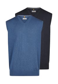Redmond - Pullunder 2er Pack Basic - Schwarz