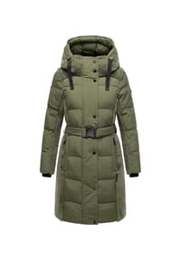 NAVAHOO® - Wintermantel Funkelteddy 14 - Beige