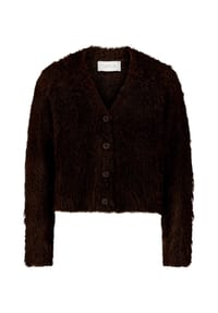 CARTOON - Strickjacke, V-Ausschnitt, für Damen - 7721 BROWN MELANGE