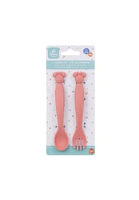 Disney - Disney Minnie Mouse Kinderbesteck Set 2-teilig – Löffel & Gabel - Rosa Onesize