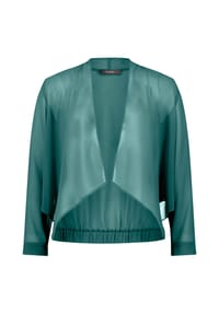 Vera Mont - Blusenjacke ohne Verschluss - 6179 STR AUBERGINE
