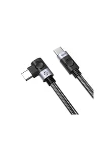 COFI - ORICO C2CW USB-C 100W PD Schnellladekabel Winkelstecker 1 m Schwarz - Schwarz