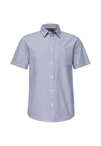 STREET ONE MEN - Freizeithemd, Kurzarm, Kent, fü Herren - 25936 BRIGHT WHITE