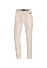 INDICODE - Leinenhose Cagle - Army