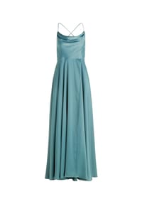 Vera Mont - Abendkleid mit Wasserfallausschnitt - 4715 DEEP DAHLIA
