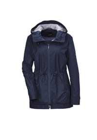 GOLDNER - Funktionaler Regenmantel mit Jerseyfutter - marine