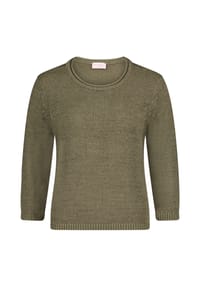 BETTY BARCLAY - Strickpullover mit 3/4 Arm - Dusty Olive