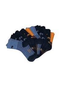SCHIESSER - Jungen Socken, 10er Pack - "Legwear Kids", Muster, Baumwolmischung - Blau
