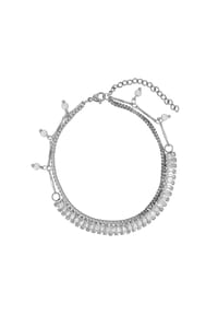 Adelia's Bold Style - Fußkettchen – aus Edelstahl - silber