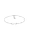 elli. DIAMONDS Armband Infinity Basic Diamant (0.015 Ct) 925 Silber Bild 1