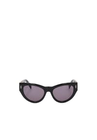 Kazar - Cat-Eye-Sonnenbrille für Damen mit schwarzem Rahmen - Schwarz