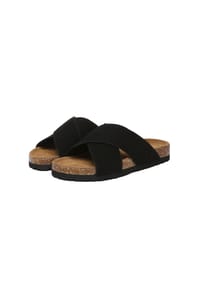 EVERAU® - Croia Pantoletten - BLACK