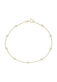 Luigi Merano® - Armband Ankerkette mit Kugeln, teilmassiv, Gold 585 - gold
