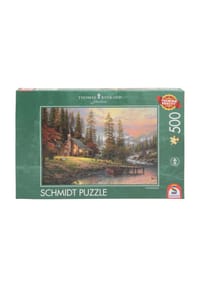 Schmidt - Puzzle "Haus in den Bergen", Thomas Kinkade Studios, 500 Teile - 