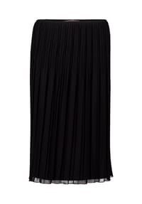 Vera Mont - Chiffonrock mit Plissee - Schwarz