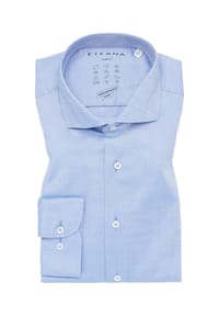ETERNA - Langarmhemd - mittelblau